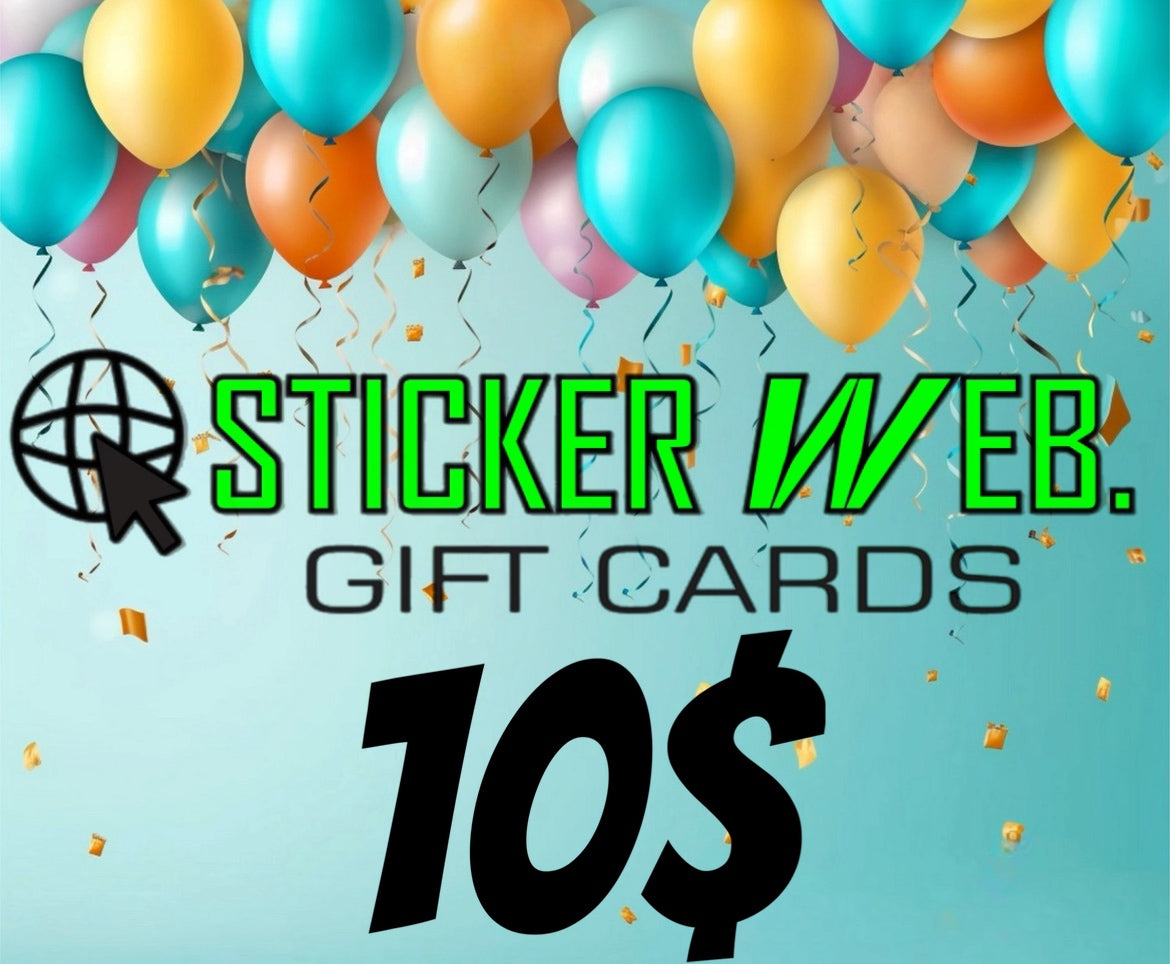 Sticker Web Gift Cards