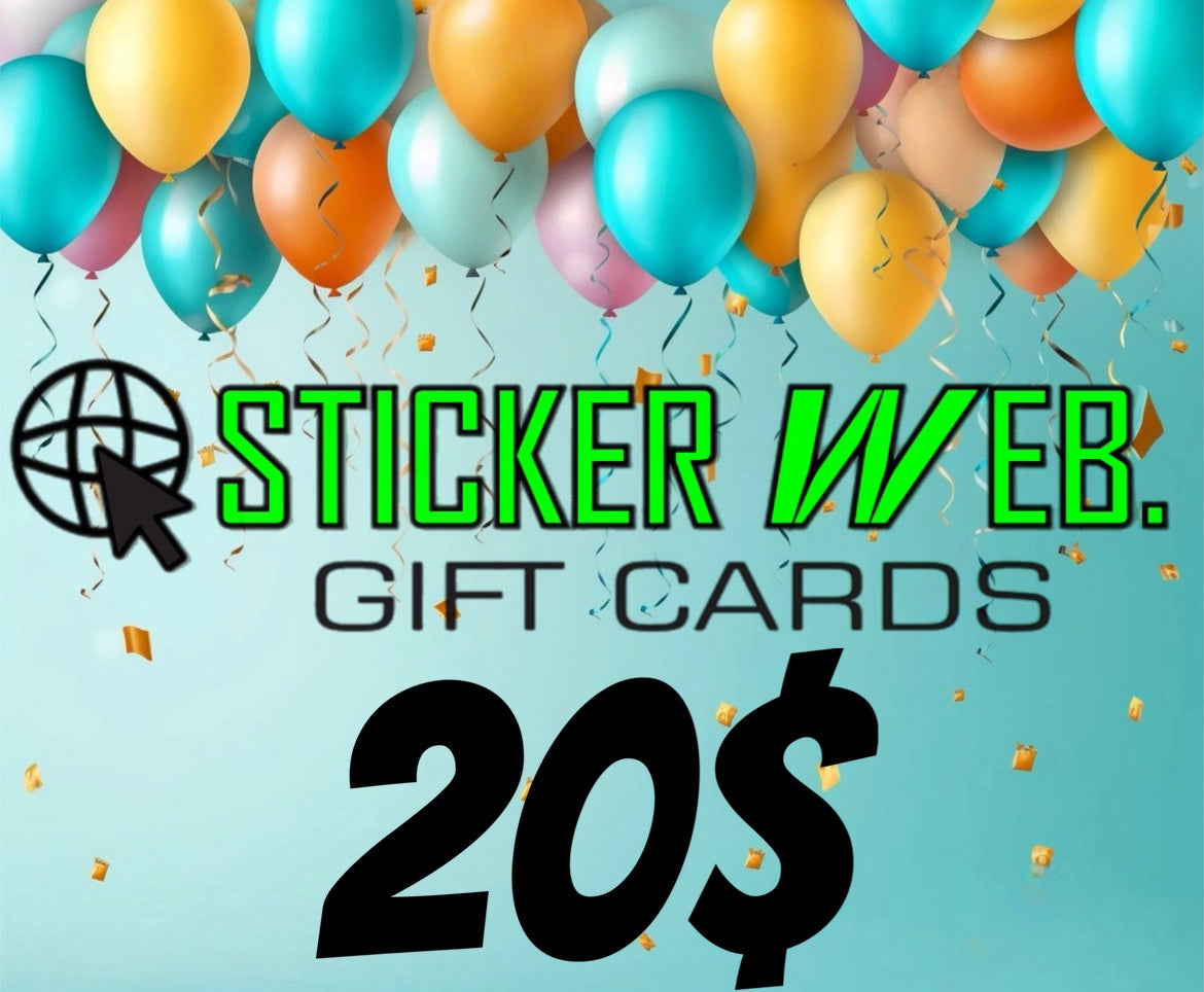 Sticker Web Gift Cards
