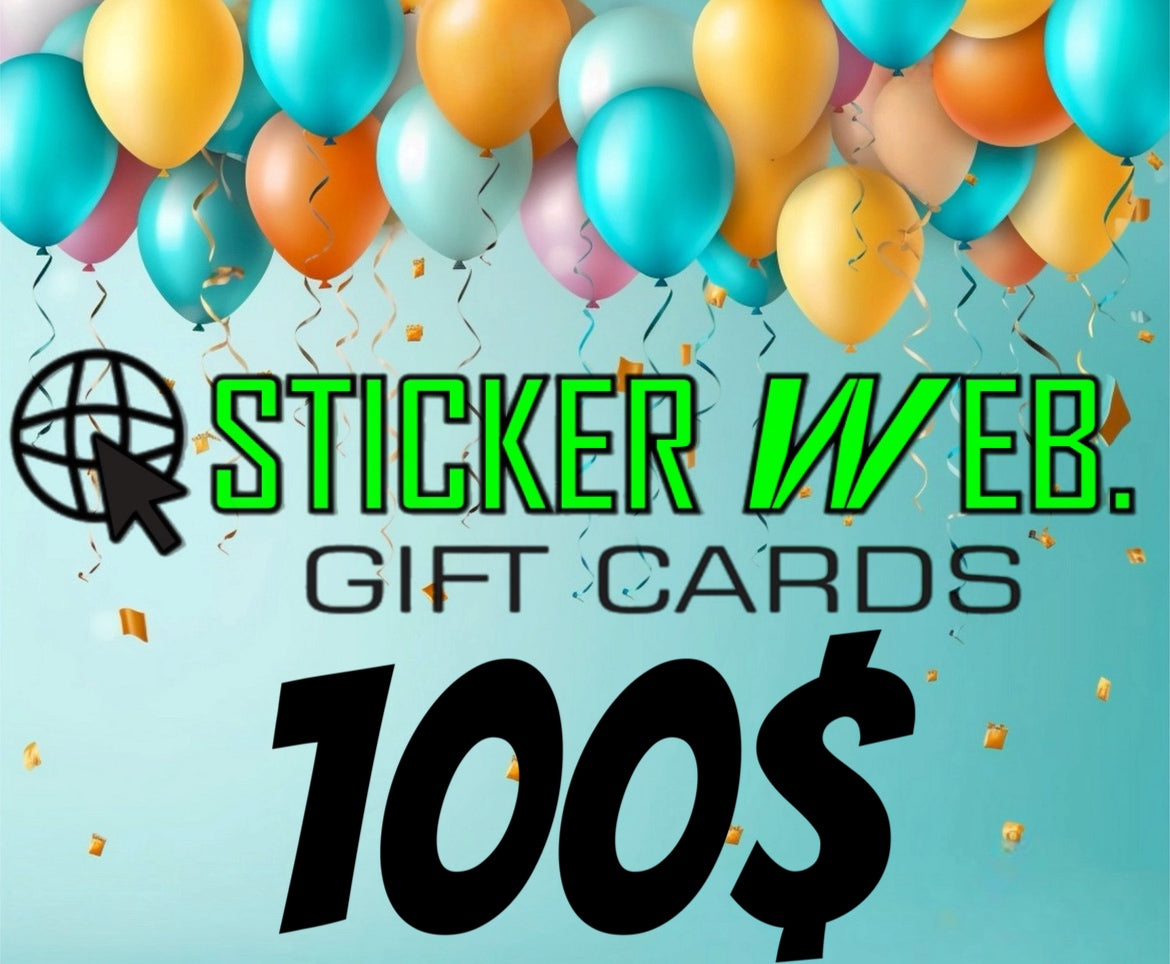 Sticker Web Gift Cards