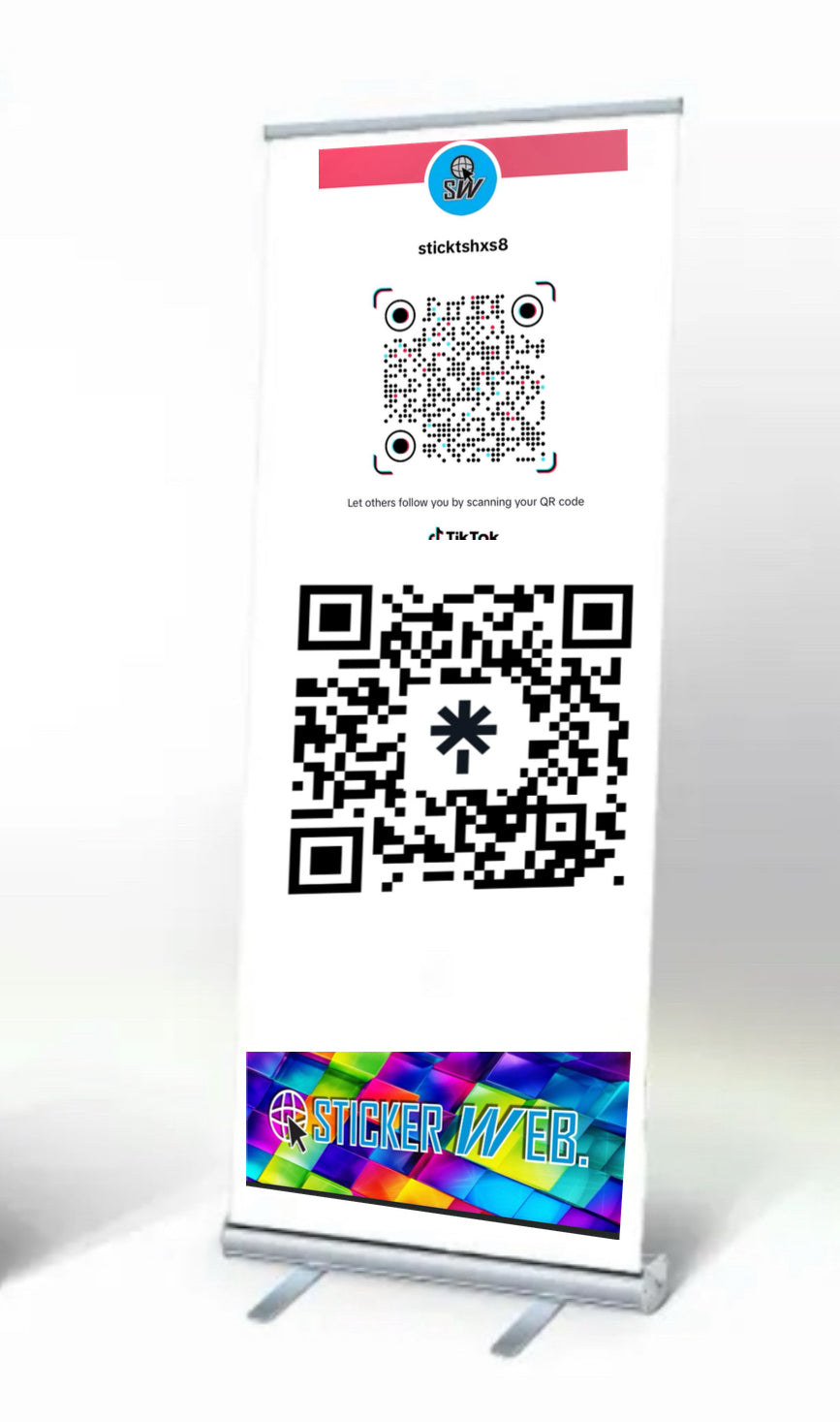 custom stand up banner