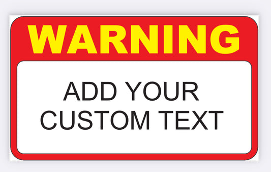 Custom Industrial and commercial stickers