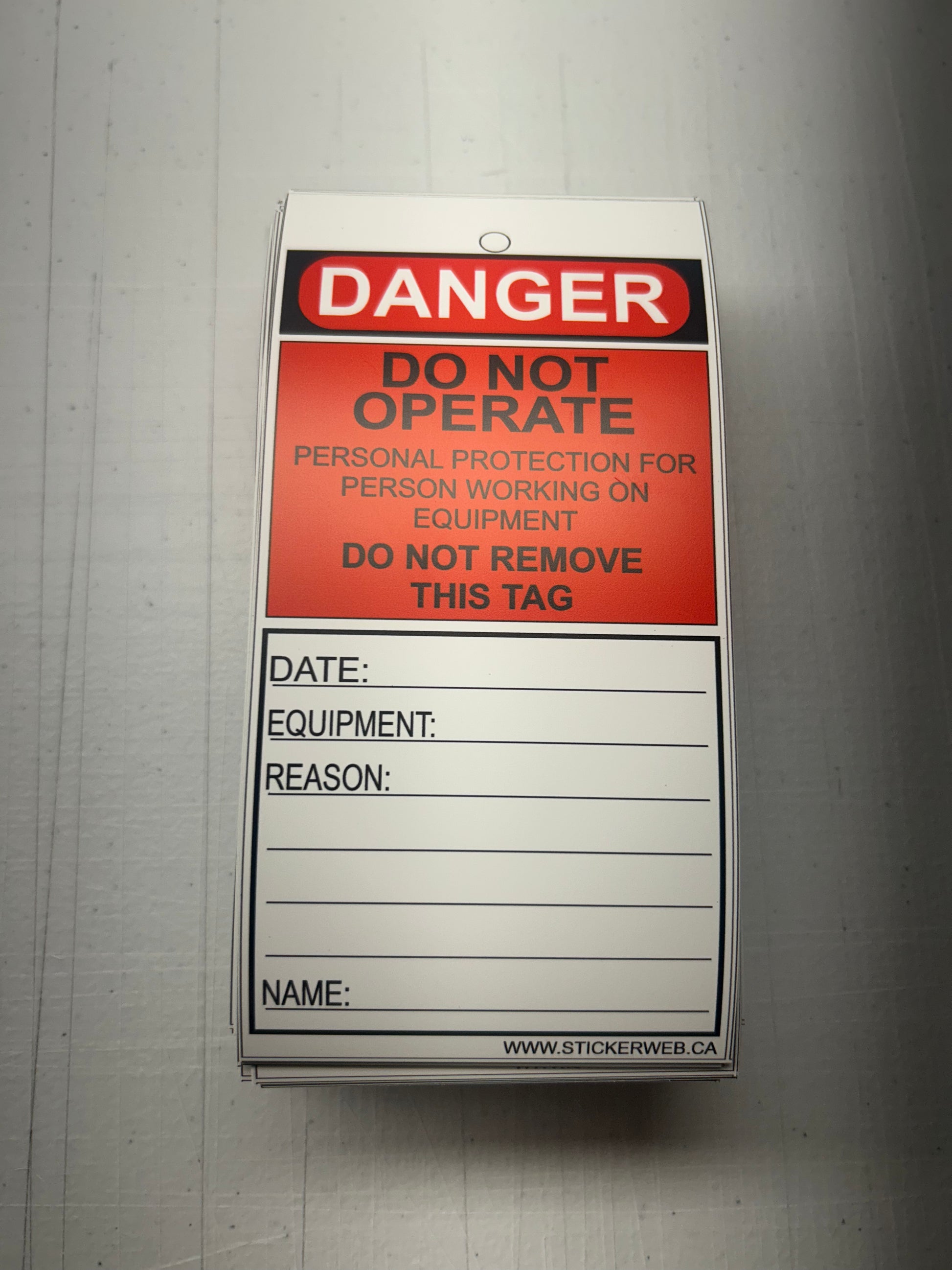 Custom Tags any design any size – Sticker Web