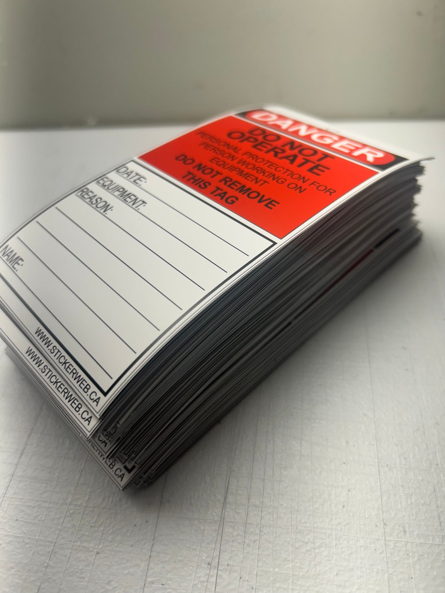 Custom Tags any design any size – Sticker Web